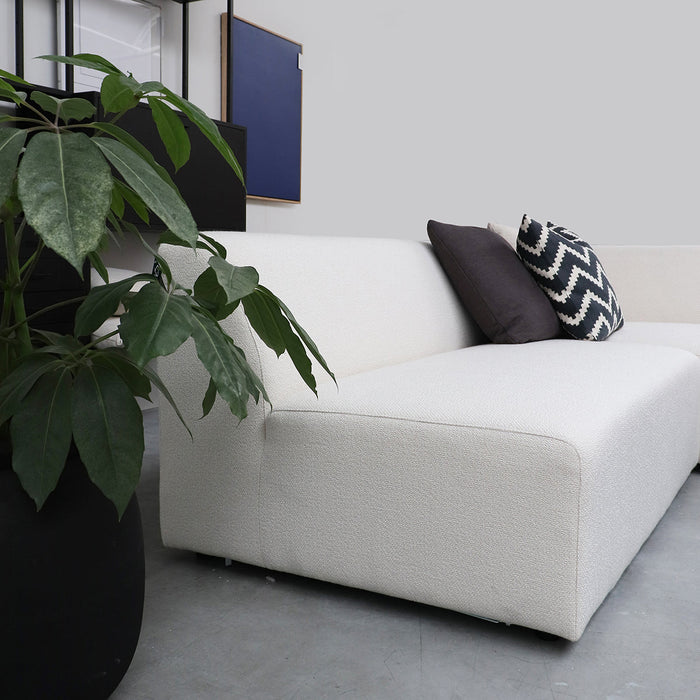 Moderne Modulaire sofa in Wit Stof Furnified