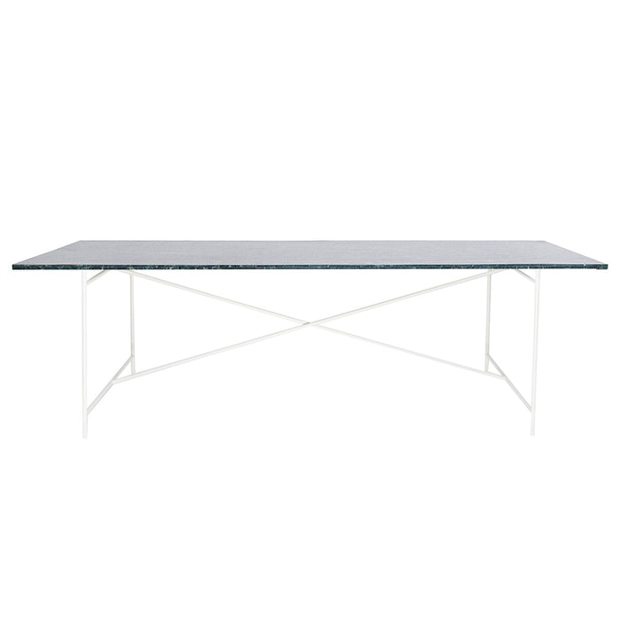 Table à manger rectangulaire - Lisa - Marbre vert -240 cm