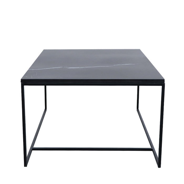 Rechthoekige salontafel Miles Zwart keramisch 90cm