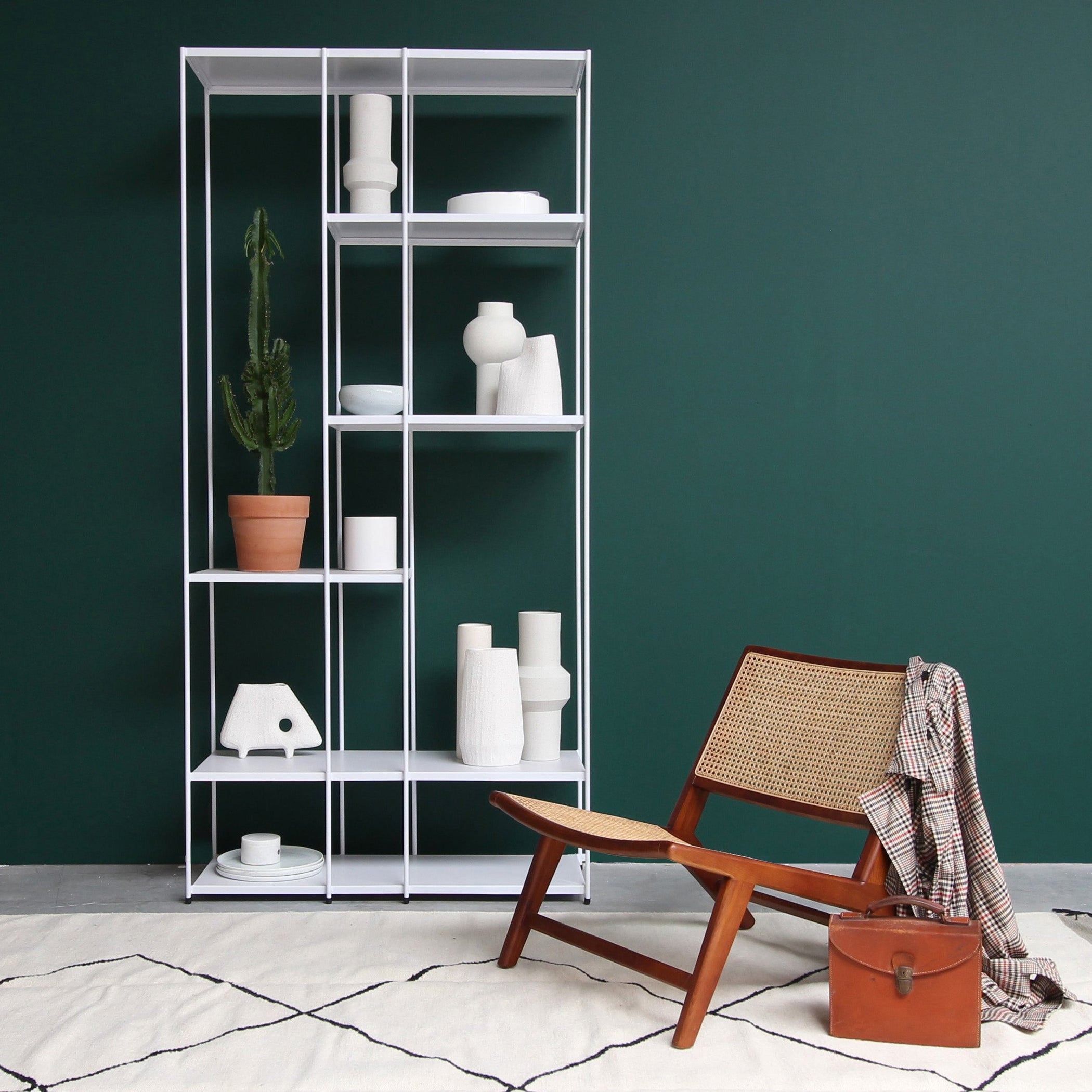 Rieten Fauteuil - Flora - Walnoot — Furnified
