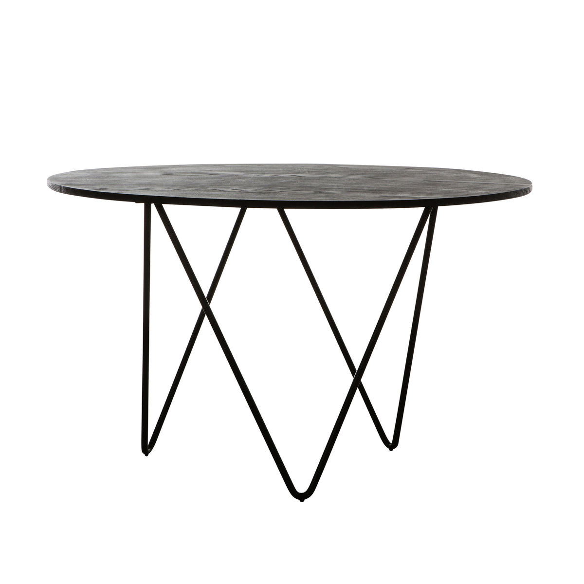 CLP Table Haute Hereford Ronde I Table Métallique Avec