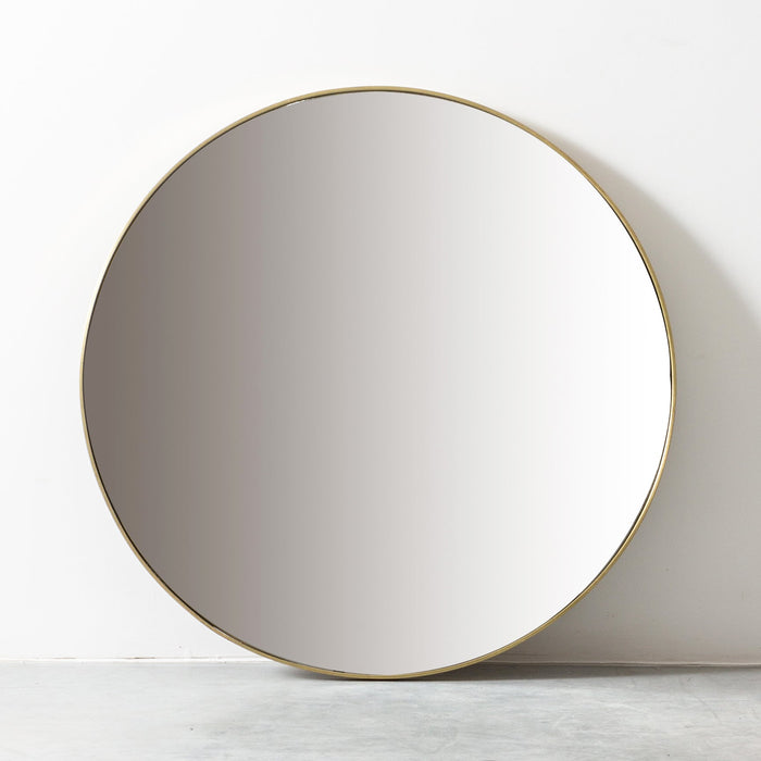 Gouden Spiegel Celeste met een diameter van 80cm 