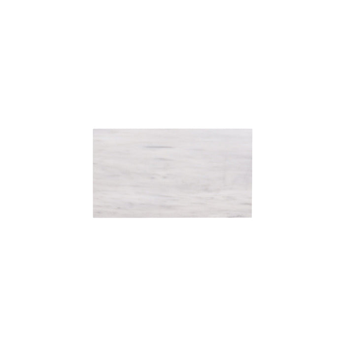 Marmor-Waschtischplatte Marcel – Weiß – 80 cm