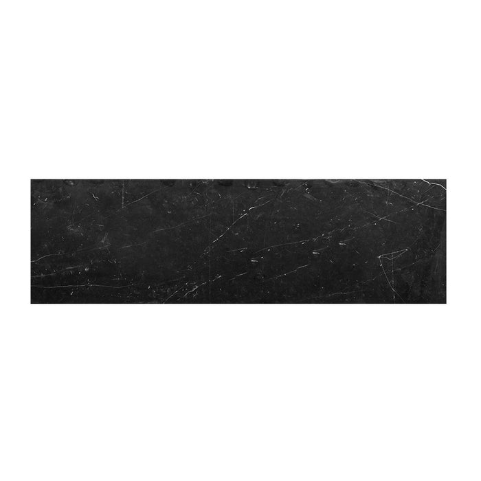 Assiette pour lavabo Marbre Noir - Marcel - 150 cm